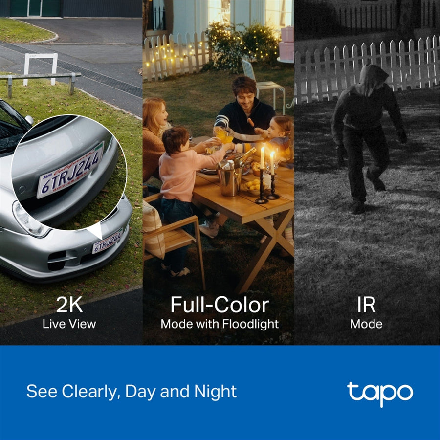 TP-Link Tapo C710 3MP/2K  Outdoor WiFi Floodlight Camera (240V Hardwired)