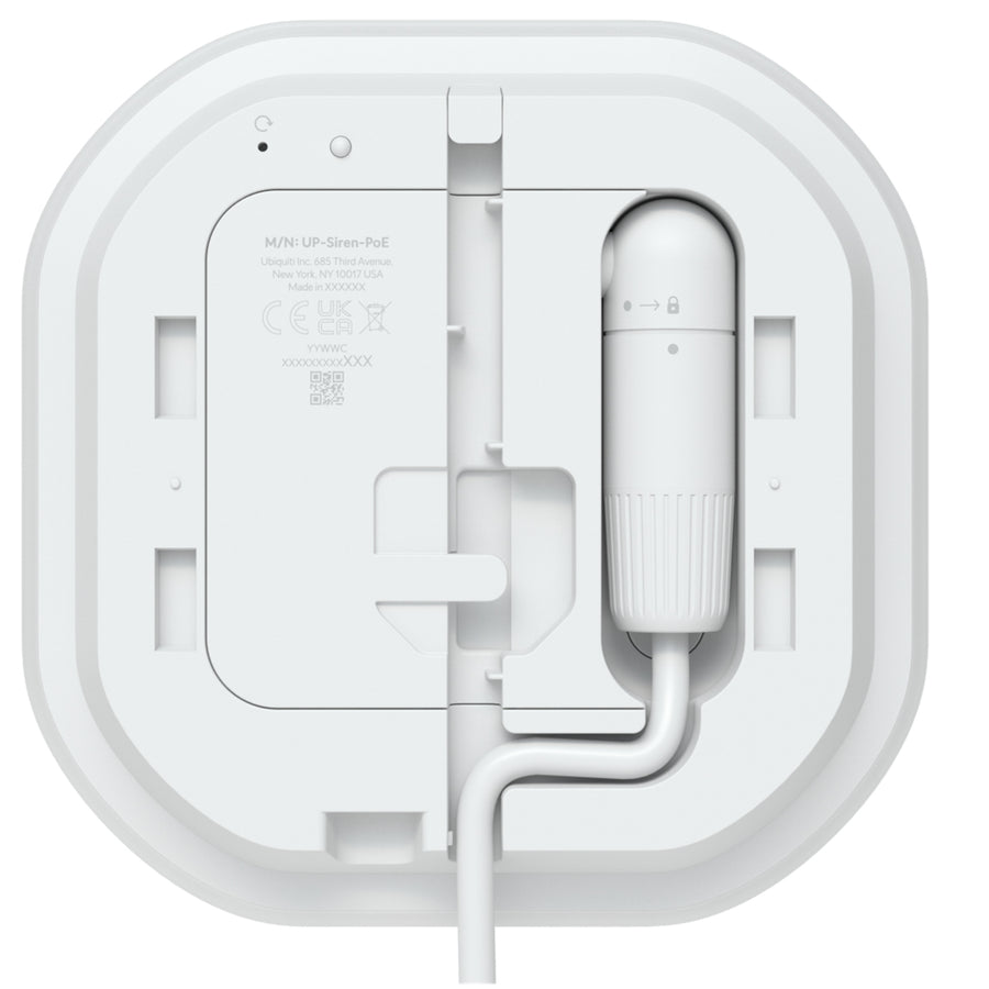 Ubiquiti UP-SIREN-POE - UniFi Protect Siren All-weather siren delivering 110 dB alarm and emergency LED lighting PoE powered