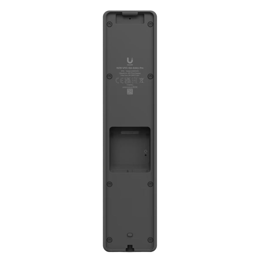 Ubiquiti UniFi G6 Pro Entry, an intelligent door entry system with native UniFi Protect and UniFi Access integration with a 12MP camera, two-way audio, and a 3' touch display