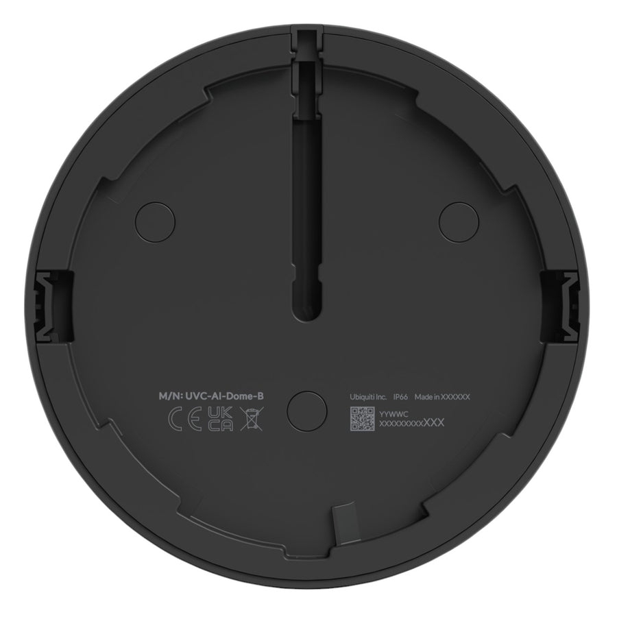 Ubiquiti UVC-AI-Dome-B - UniFi Protect AI Dome 4K Vandal-Proof Dome Camera with Enhanced AI - Black