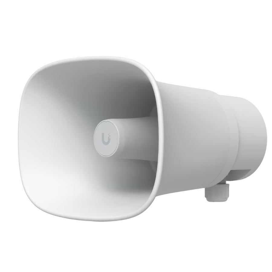 Ubiquiti UniFi All-weather PoE 120 dB AI Horn Speaker White