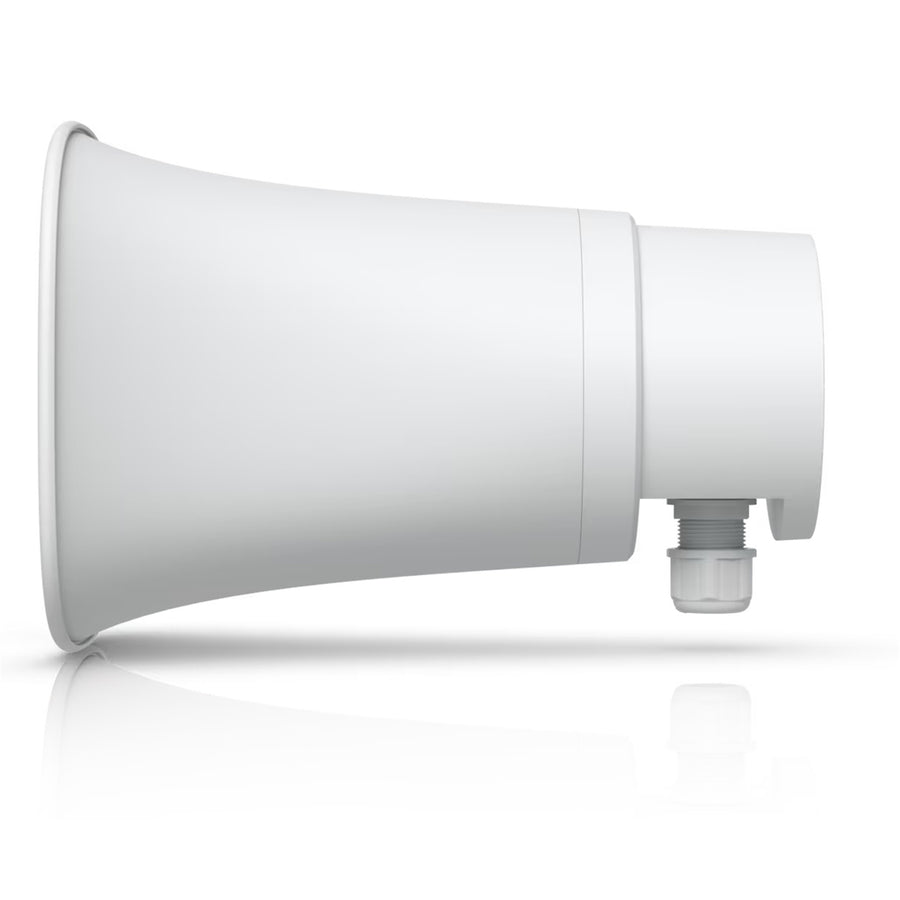 Ubiquiti UniFi All-weather PoE 120 dB AI Horn Speaker White