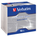 Verbatim CD/DVD 10 Pack Clear Jewel Cases — image 1