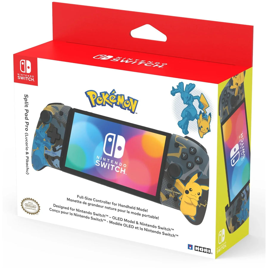 Hori Switch Accessories PNSHSPPL - HORI Switch Split Pad Pro (Lucario & Pikachu)