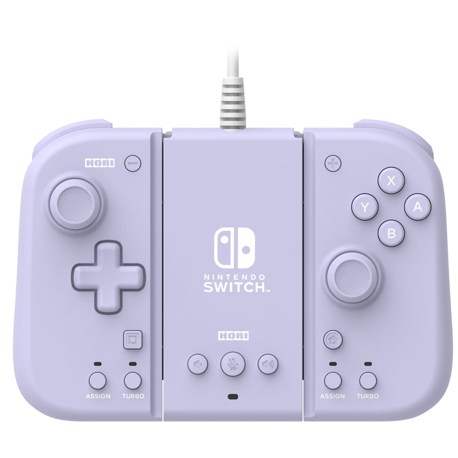 Hori Switch Accessories PNSHSPCAL - Hori Switch Split Pad Compact Attachment (Lavender)