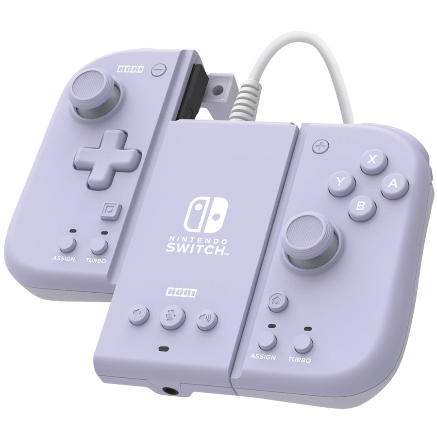 Hori Switch Accessories PNSHSPCAL - Hori Switch Split Pad Compact Attachment (Lavender)