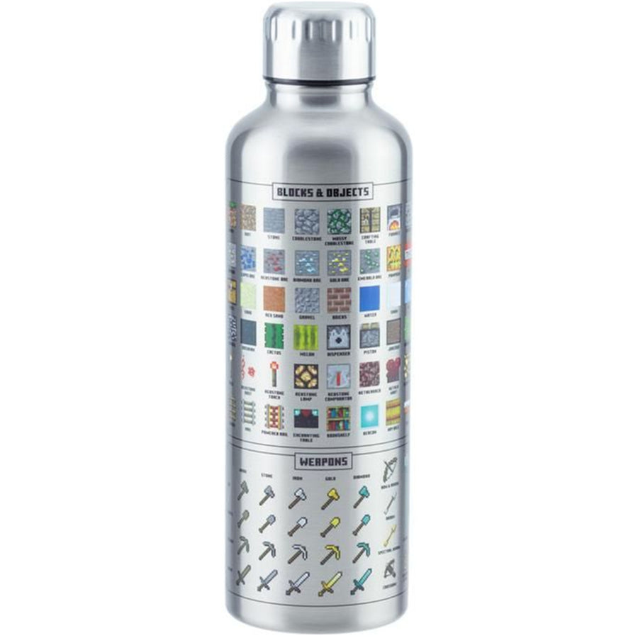 Paladone Tassen & Becher PMCMWB - Minecraft Metall-Trinkflasche