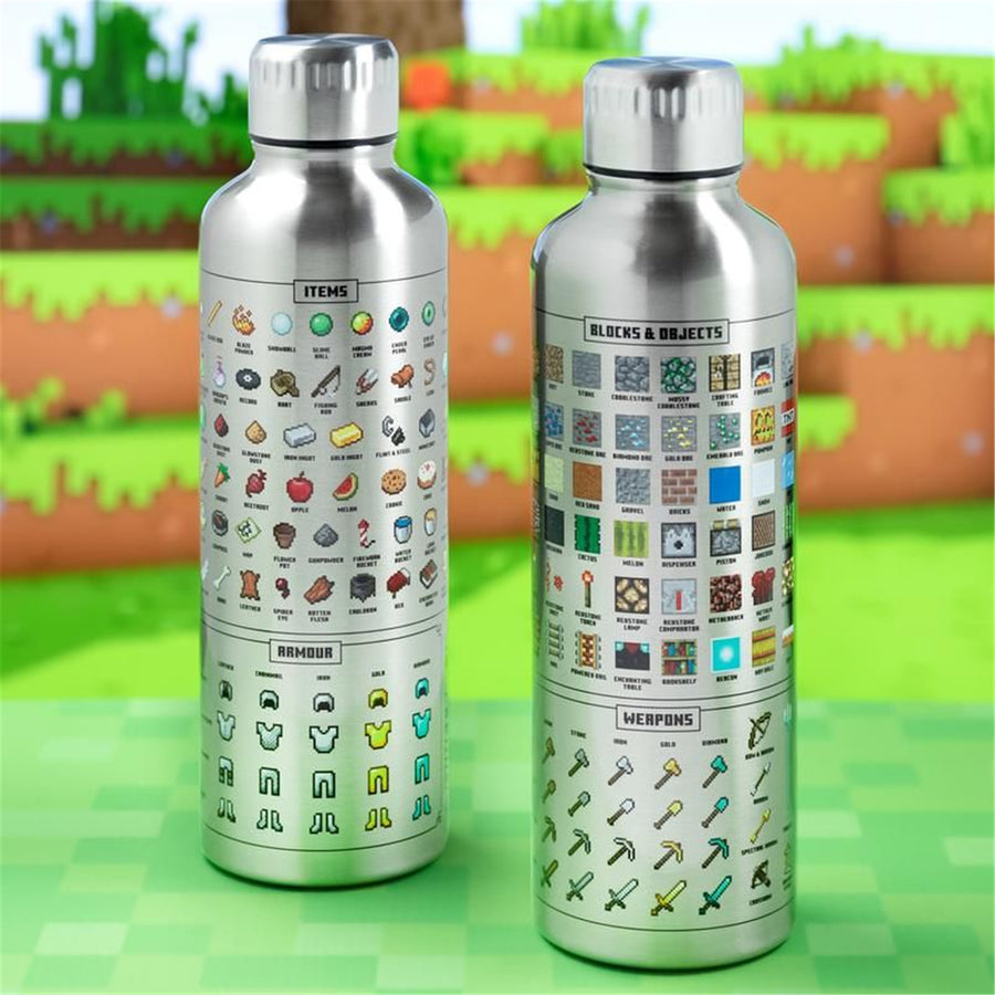 Paladone Tassen & Becher PMCMWB - Minecraft Metall-Trinkflasche