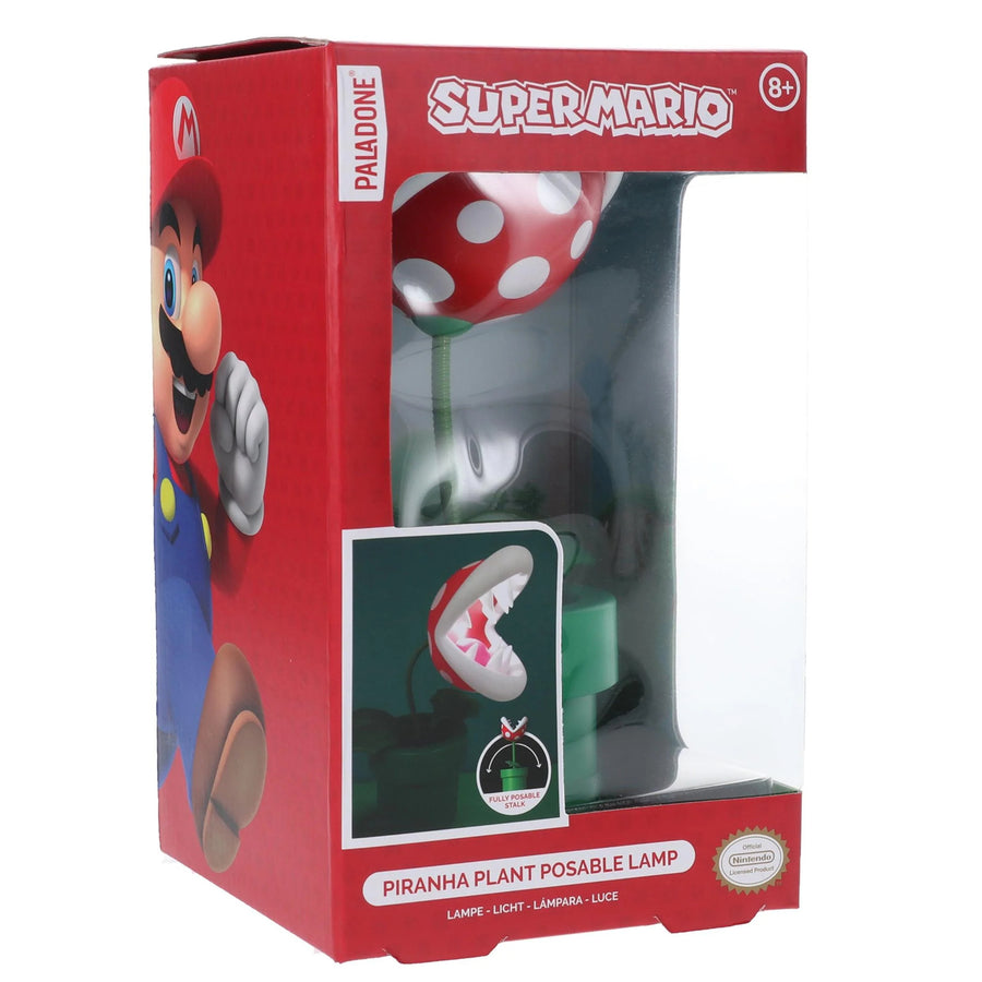 Paladone Leuchten PNMPPL – Super Mario Mini Piranha-Pflanze Lampe