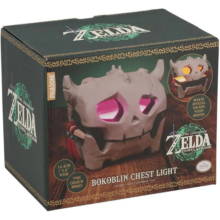 Paladone Lights PLOZBL – The Legend of Zelda Bokoblin Truhen-Leuchte mit Sound