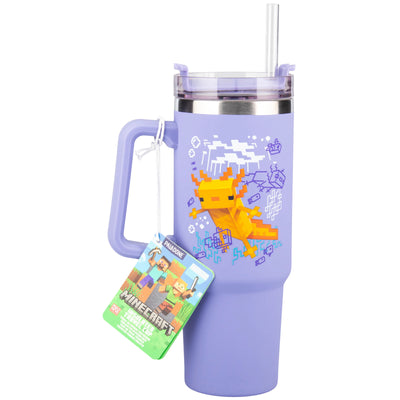 Paladone Mugs & Cups PMCTCP - Minecraft Purple Travel Cup (900mls)