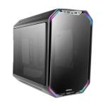 CASE-ANT-DARKCUBE - Antec Dark Cube MATX case with dual front Panel Aluminum Alloy Body