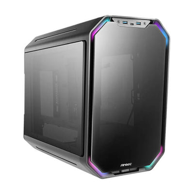 Antec Dark Cube MATX case with dual front Panel Aluminum Alloy Body