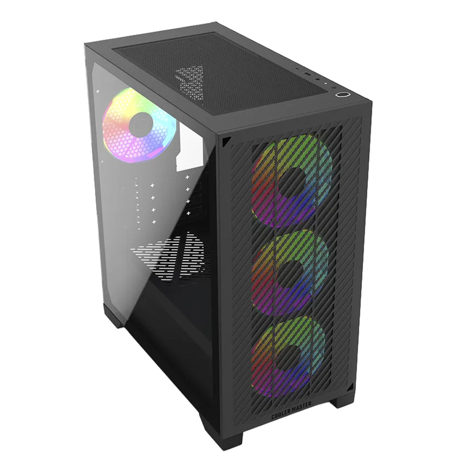 Cooler Master Elite 301 Tempered Glass mATX Mini Tower Gaming Case