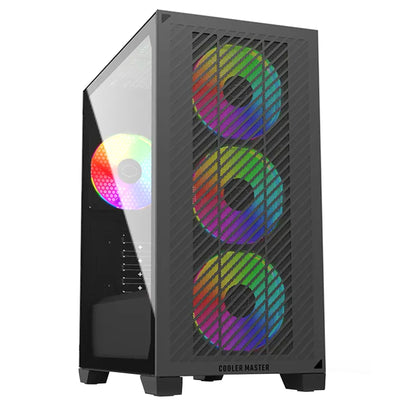 Cooler Master Elite 301 Tempered Glass mATX Mini Tower Gaming Case
