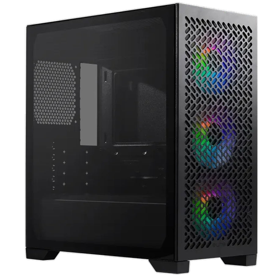 Cooler Master Elite 302  Tempered Glass ITX / mATX Mini Tower Gaming Case - Black