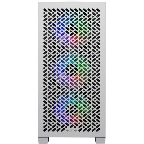 Cooler Master Elite 302 Tempered Glass ITX / mATX Mini Tower Gaming Case - White