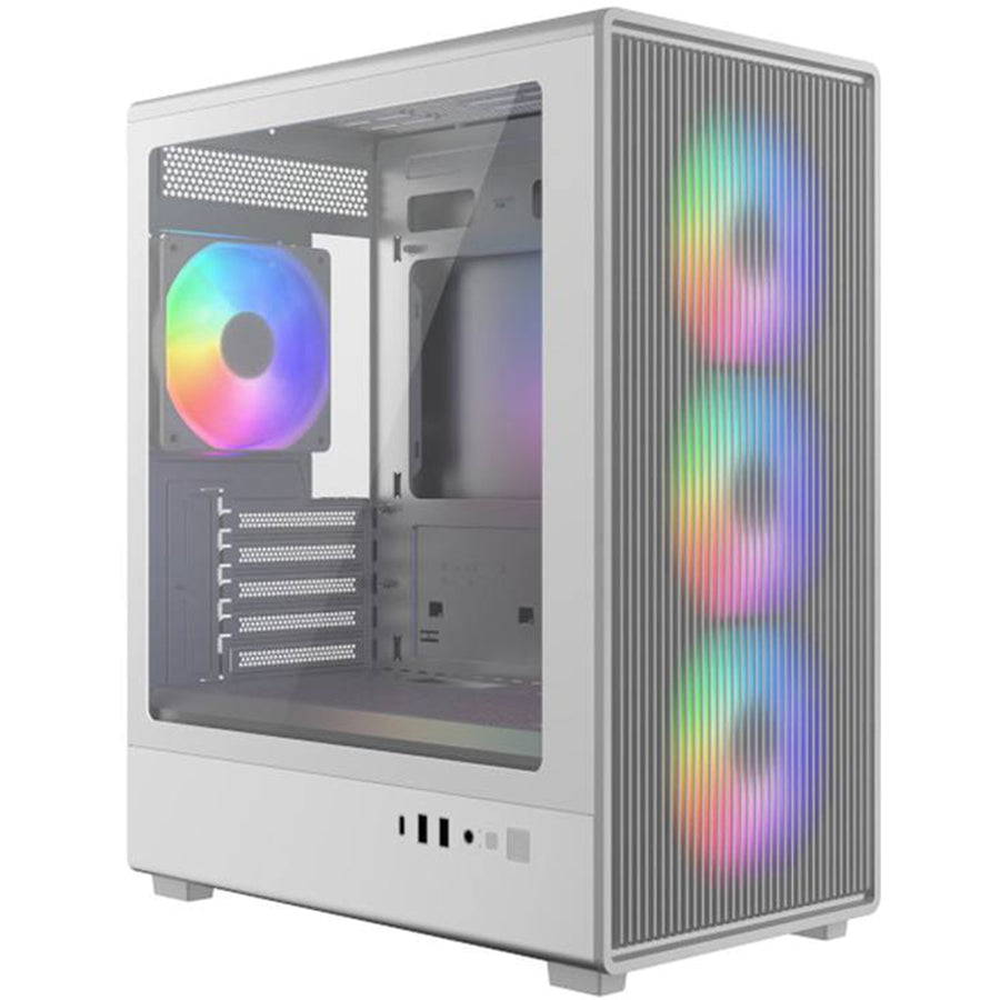 Cooler Master Elite 350   Mini Tower Gaming Case - White,