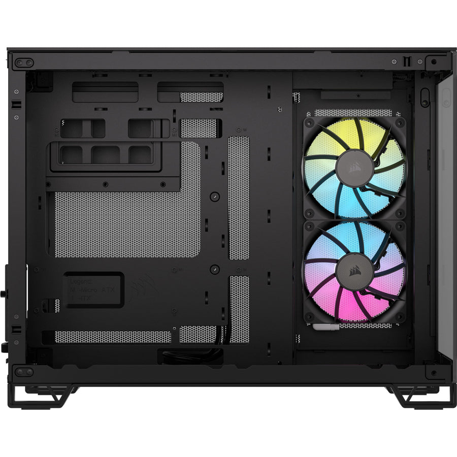 Corsair  2500X LINK Tempered Glass mATX Gaming Case - Black