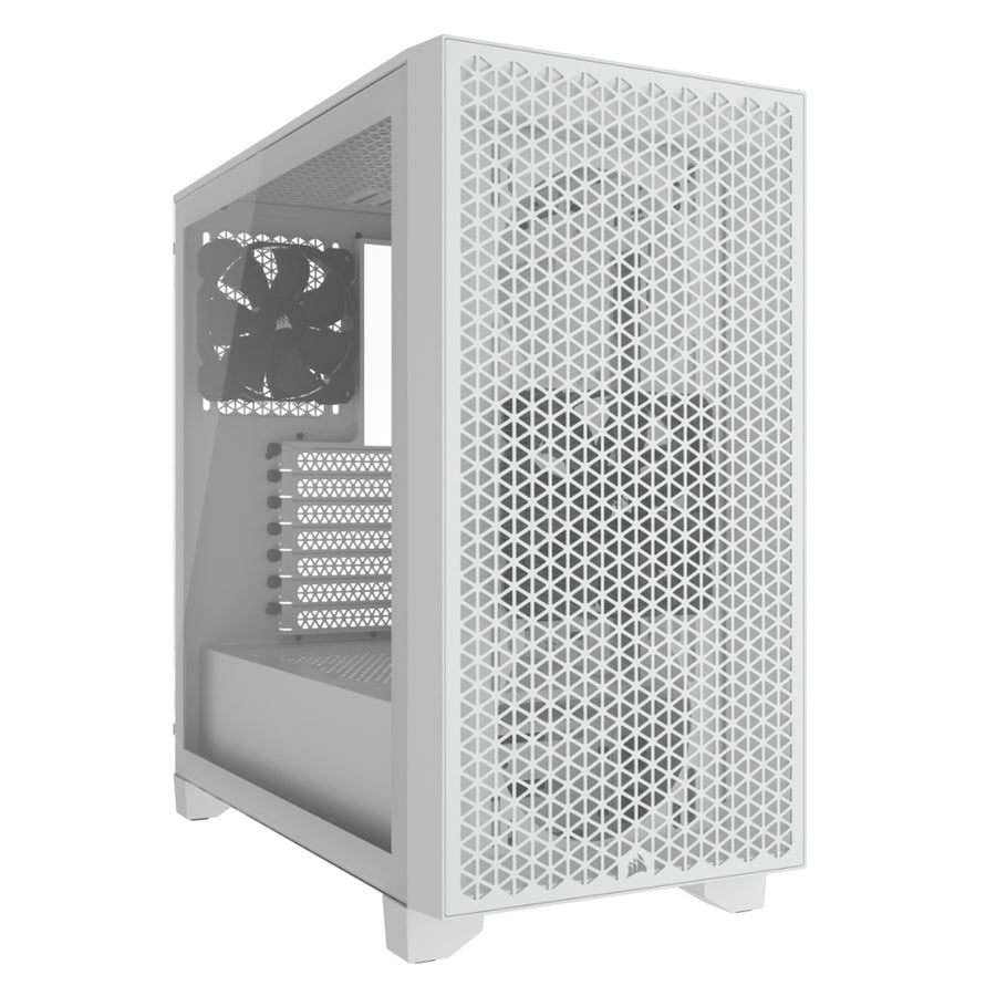 Corsair 3000D Airflow  Tempered Glass Mid Tower Gaming Case - White