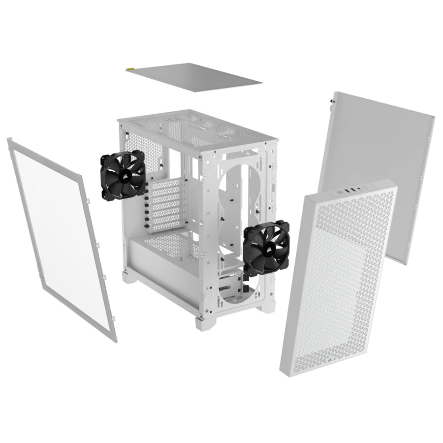 CC-9011252-WW - CORSAIR 3000D AIRFLOW TEMPERED GLASS MID-TOWER - WHITE
