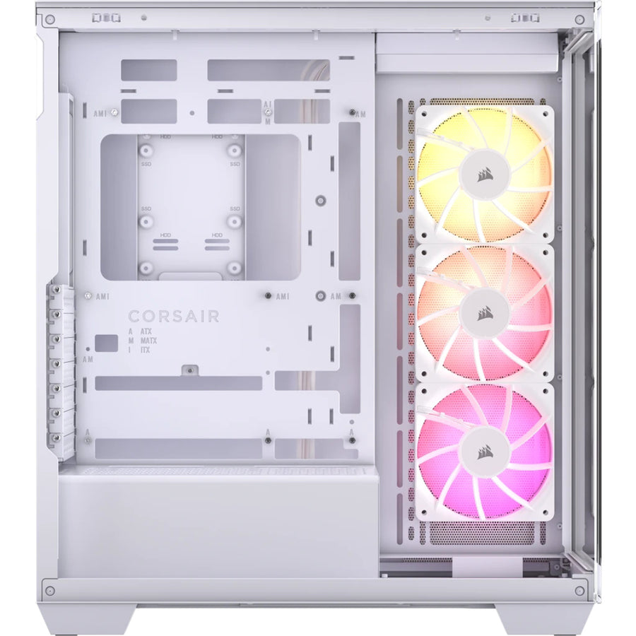 Corsair  3500X RGB Tempered Glass Mid Tower Gaming Case - White