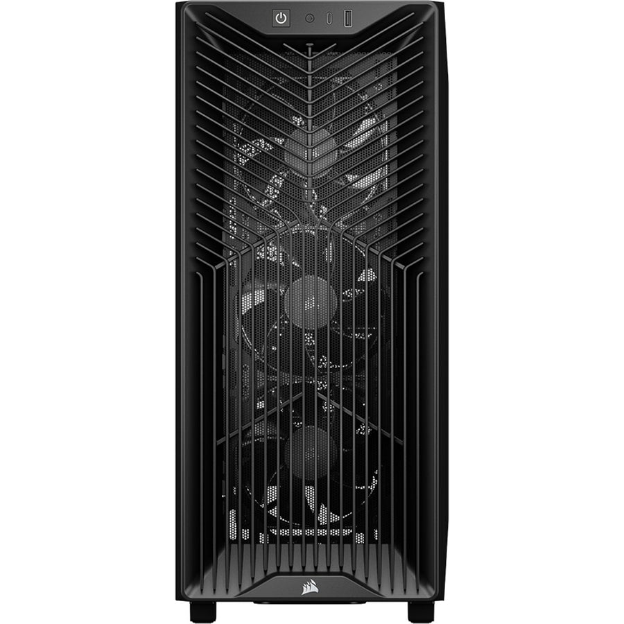 Corsair  3200D RS Tempered Glass (Clear) Mid Tower Gaming Case - Black, 3x RS120 Fans Per-Installed,