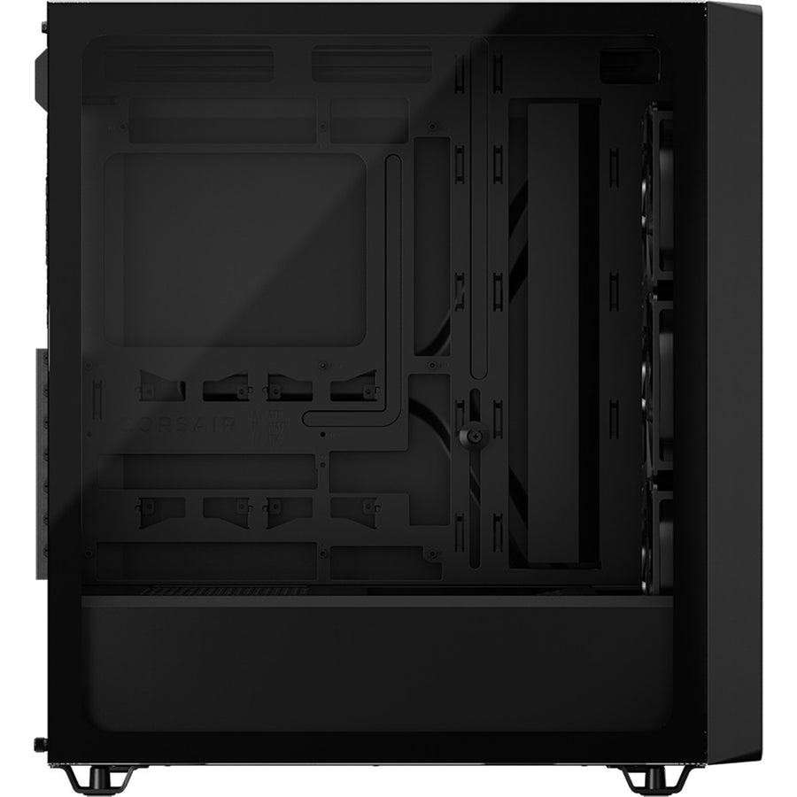 Corsair  3200D RS Tempered Glass (Clear) Mid Tower Gaming Case - Black, 3x RS120 Fans Per-Installed,