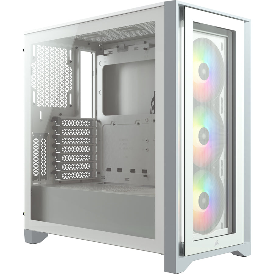 CC-9011205-WW - CORSAIR ICUE 4000X RGB TEMPERED GLASS MID-TOWER - WHITE