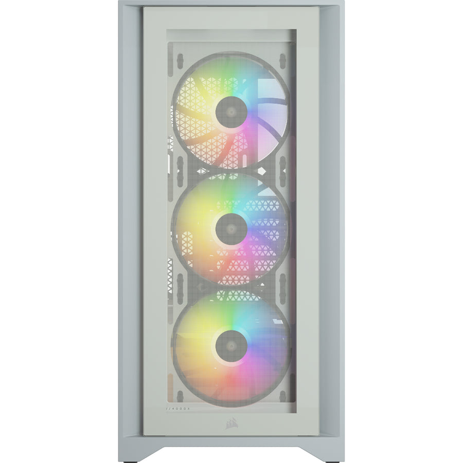 CC-9011205-WW - CORSAIR ICUE 4000X RGB TEMPERED GLASS MID-TOWER - WHITE