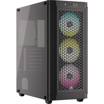 Corsair 480T RGB Airflow  Tempered Glass ATX Mid Tower Gaming Case - Black