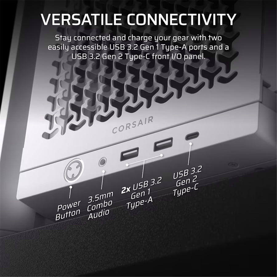 CC-9011313-WW - CORSAIR FRAME 4000D RS MID-TOWER, WHITE