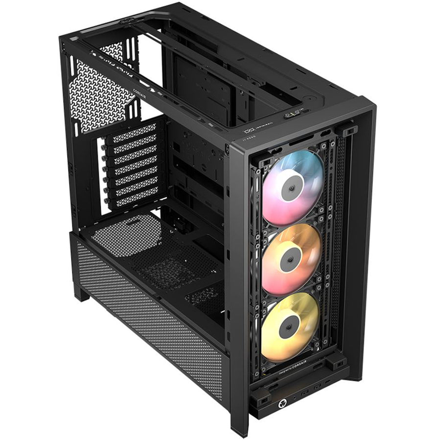 Corsair FRAME 4000D RS ARGB Tempered Glass ATX Mid Tower Gaming Case - Black