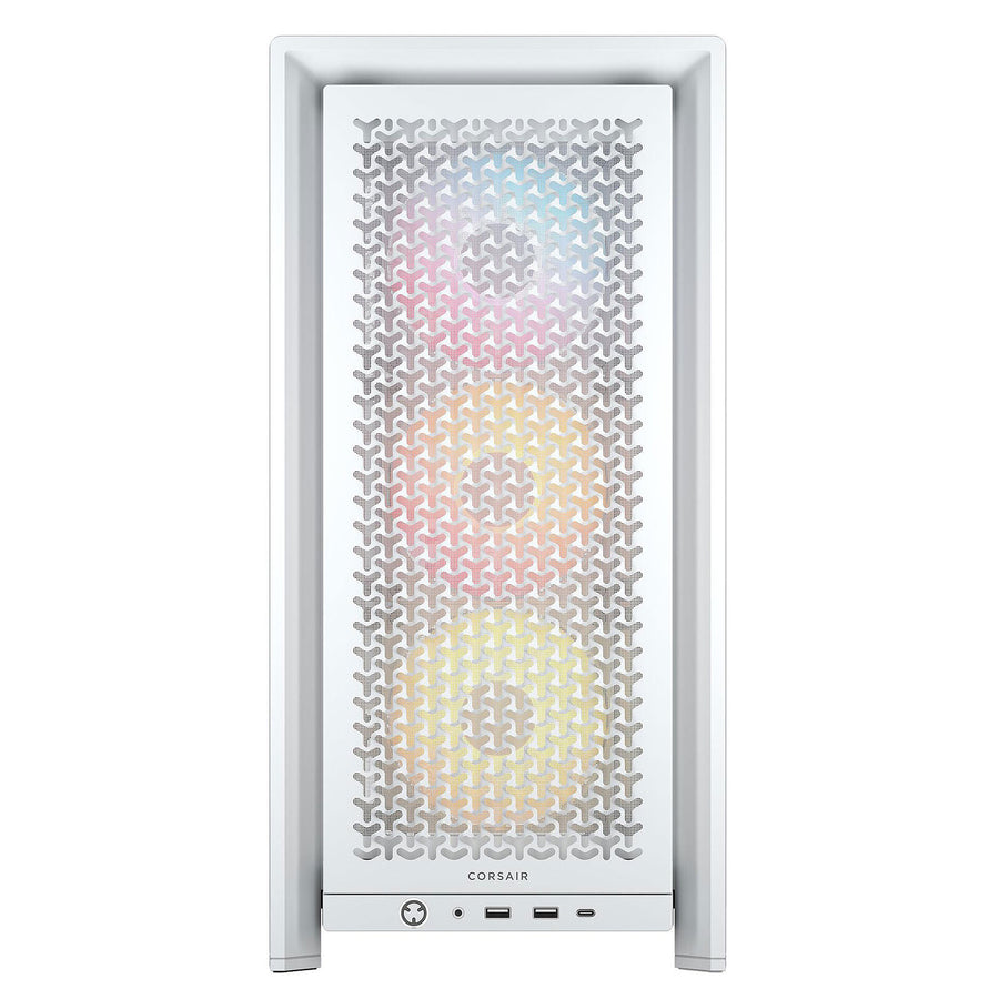 Corsair FRAME 4000D RS ARGB Tempered Glass ATX Mid Tower Gaming Case - White