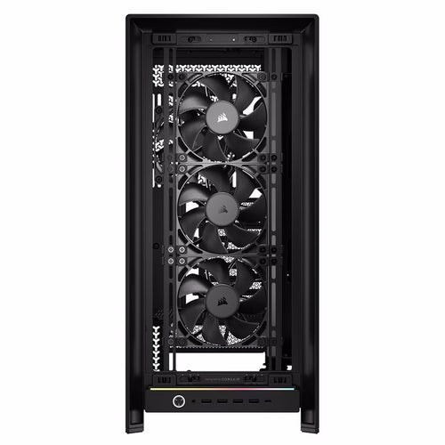 Corsair  5000D RS Tempered Glass ATX Mid Tower Gaming Case with 4x RS140 - Black