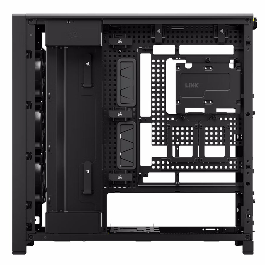 Corsair  5000D RS Tempered Glass ATX Mid Tower Gaming Case with 4x RS140 - Black