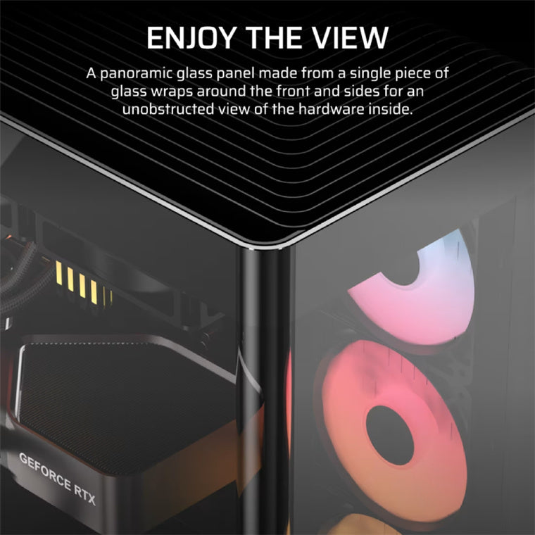 Corsair FRAME 4500X RS-R ARGB Tempered Glass ATX Gaming Case - Black