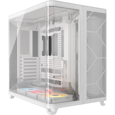 Corsair Air 5400 RS-R ARGB Tempered Glass ATX Gaming Case - White