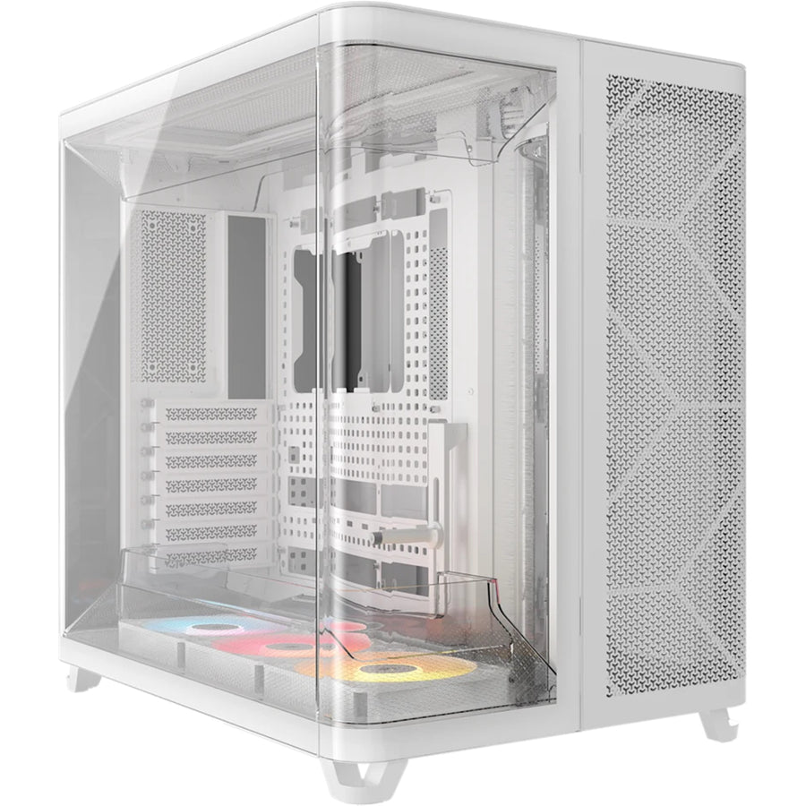 Corsair Air 5400 RS-R ARGB Tempered Glass ATX Gaming Case - White