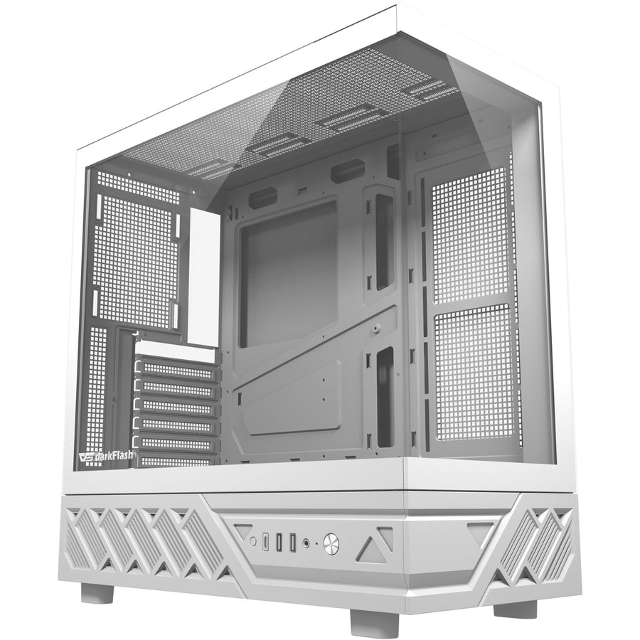 DARKFLASH  DS950 ATX Tempered Glass Mid Tower Case - White