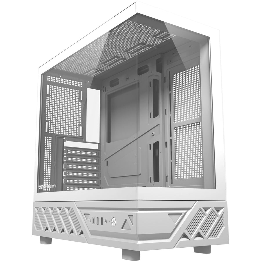 DARKFLASH  DS950 ATX Tempered Glass Mid Tower Case - White