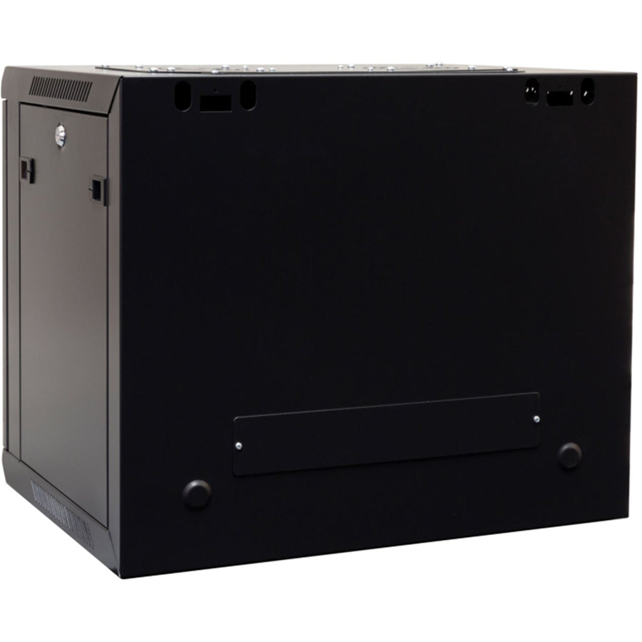 DYNAMIX RWM9 - 9RU Wall Mount Cabinet 450mm Deep (600 x 450 x 501mm) Incl 1x Fixed Shelf 2x Fan