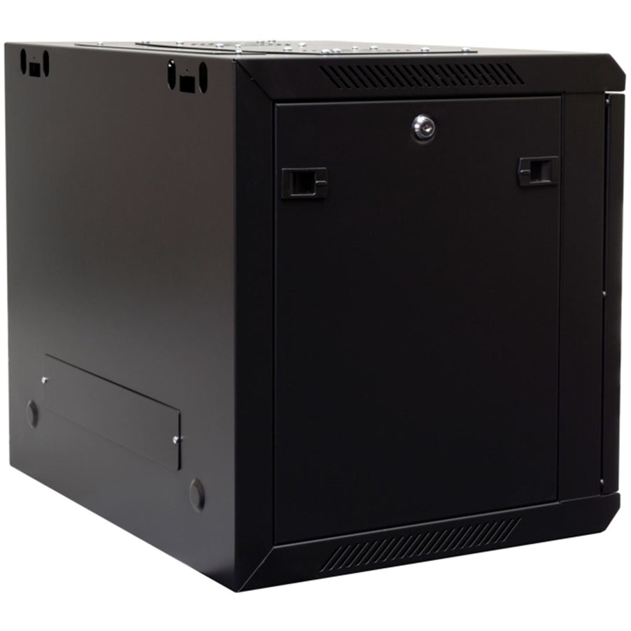 DYNAMIX RWM9 - 9RU Wall Mount Cabinet 450mm Deep (600 x 450 x 501mm) Incl 1x Fixed Shelf 2x Fan