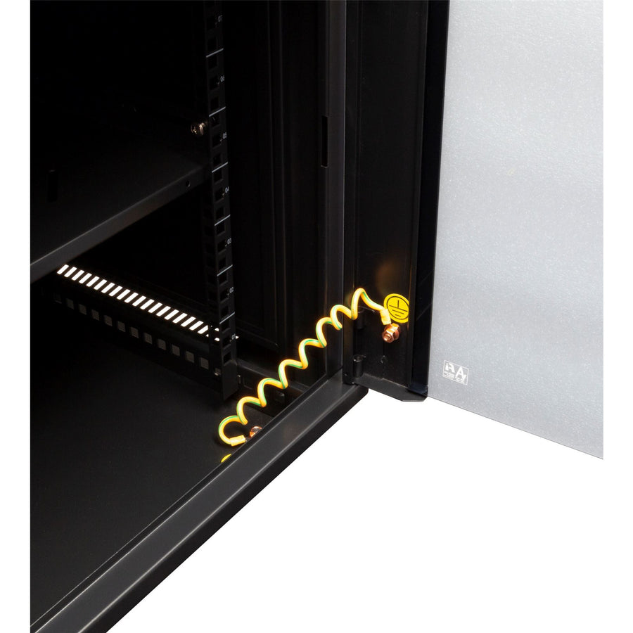 DYNAMIX RWM9 - 9RU Wall Mount Cabinet 450mm Deep (600 x 450 x 501mm) Incl 1x Fixed Shelf 2x Fan