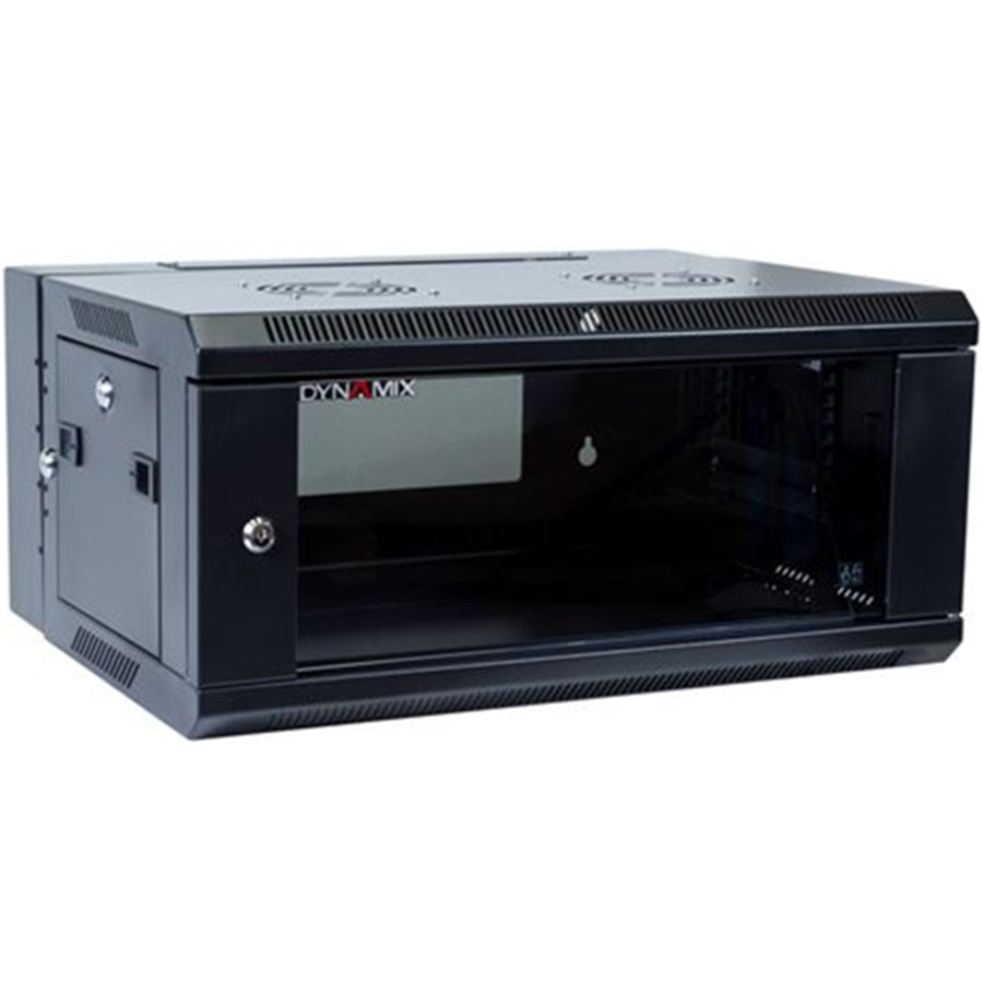 DYNAMIX RSFDS4-450 - 4RU Universal Swing Wall Mount Cabinet. Back mount supplied Left & Right Hinges