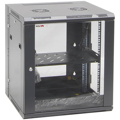 Dynamix RSFDS12 12RU Universal Swing Wall Mount     Cabinet - Removable Backmount supplied with Left & Right