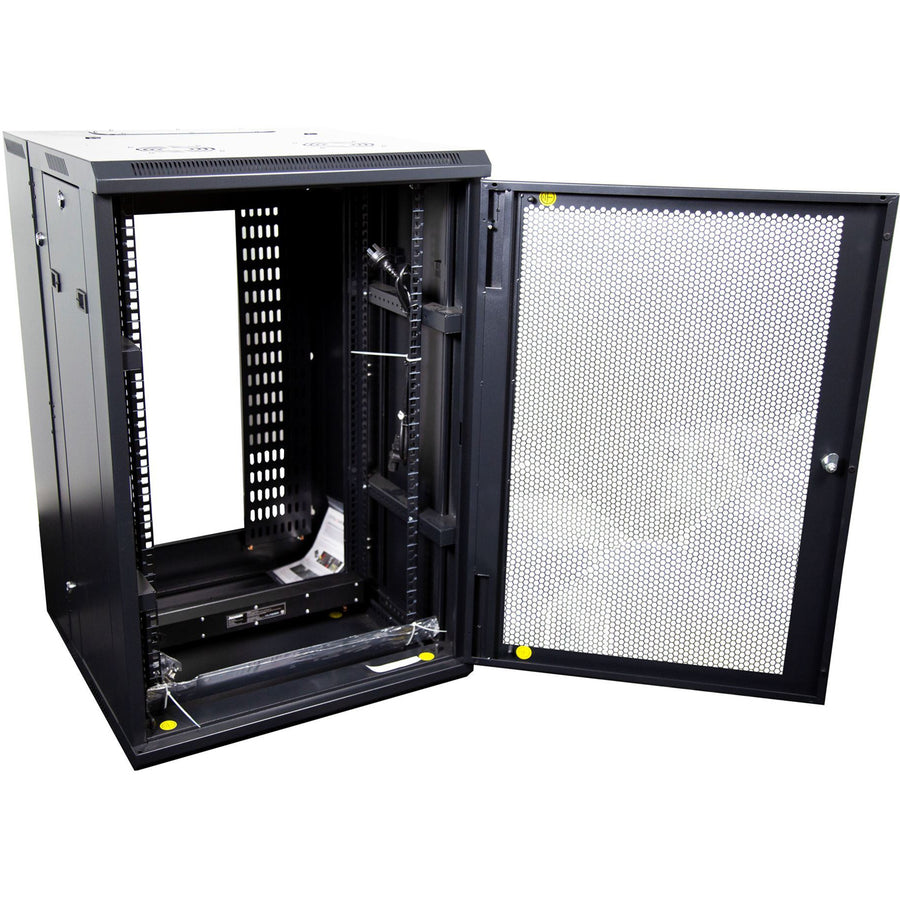 DYNAMIX RDME12 - 12RU 600mm Deep Universal Swing Wall Mount Cabinet. 200mm Removable Backmount.