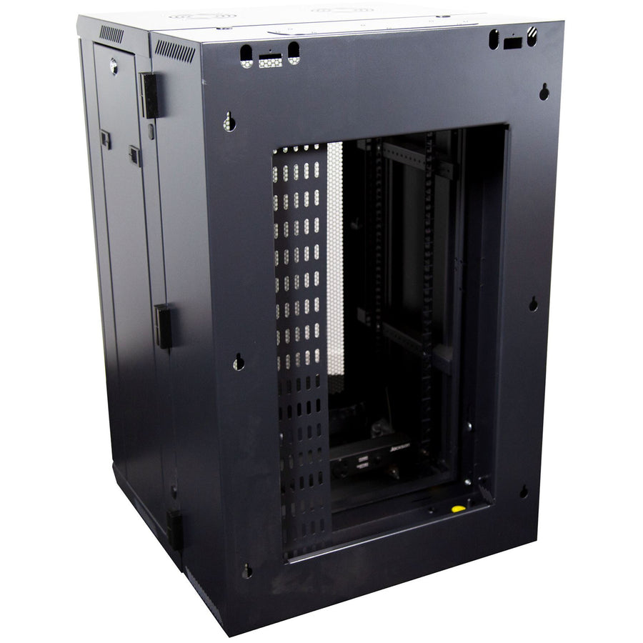 DYNAMIX RDME12 - 12RU 600mm Deep Universal Swing Wall Mount Cabinet. 200mm Removable Backmount.