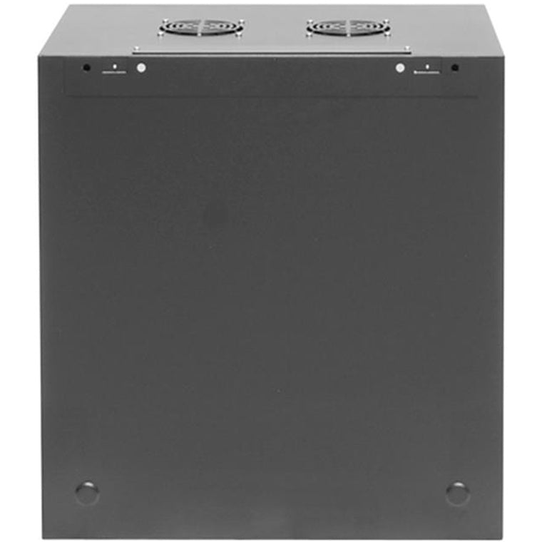 DYNAMIX RWM12 - 12RU Wall Mount Cabinet 450mm Deep (600 x 450 x 650mm) Includes 1x Fixed Shelf 2 Fan