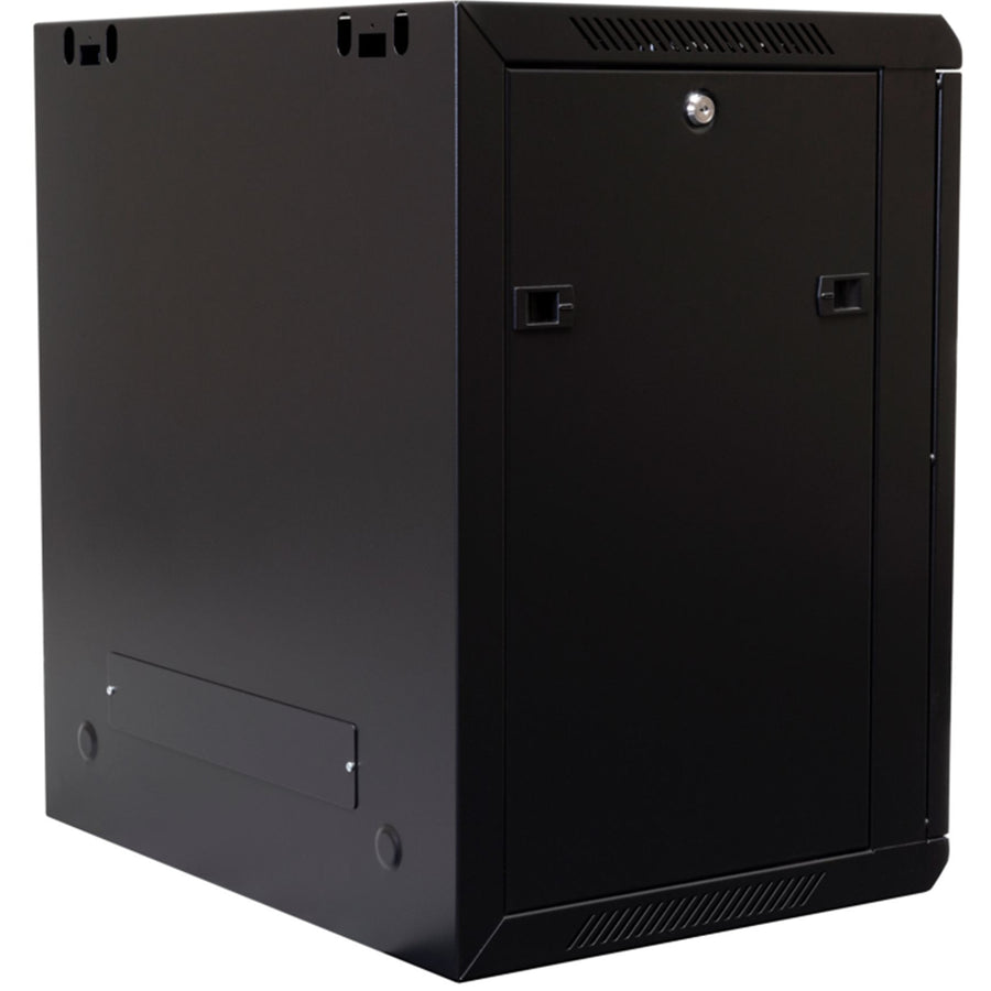 DYNAMIX RWM12 - 12RU Wall Mount Cabinet 450mm Deep (600 x 450 x 650mm) Includes 1x Fixed Shelf 2 Fan